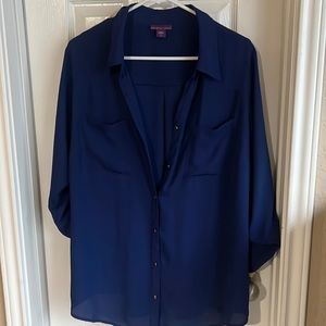 Navy blue blouse